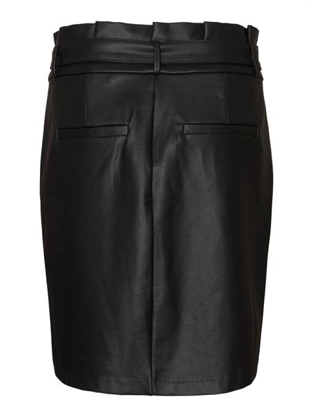 VMEVA HR PAPERBAG COATED SKIRT GA NOOS black