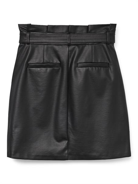 VMEVA HR PAPERBAG COATED SKIRT GA NOOS black