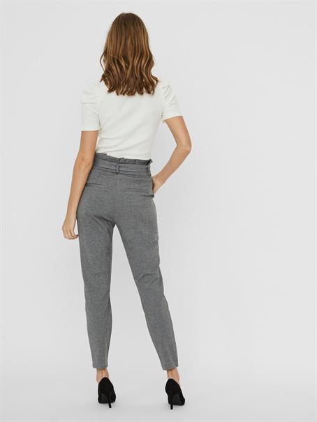 VMEVA HW LOOSE PAPERBAG PANT NOOS medium grey melange