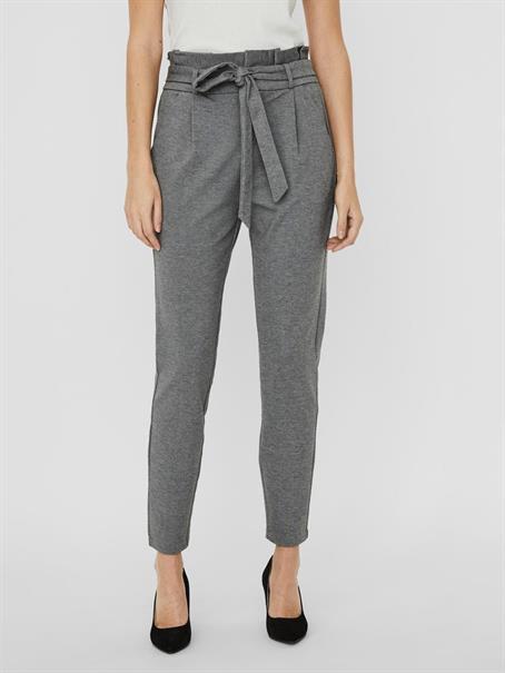 VMEVA HW LOOSE PAPERBAG PANT NOOS medium grey melange