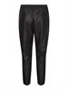 VMEVA MW LOOSE STRING COATED PANT NOOS black