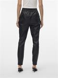 VMEVA MW LOOSE STRING COATED PANT NOOS black