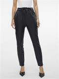 VMEVA MW LOOSE STRING COATED PANT NOOS black