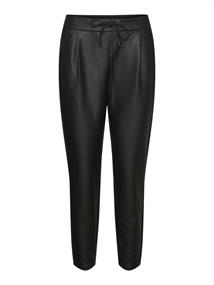 VMEVA MW LOOSE STRING COATED PANT NOOS black