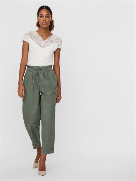 VMEVANY HR LOOSE STRING ANKL PANT GA laurel wreath