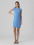 VMEVERLY SL O-NECK SHORT DRESS VMA azure blue