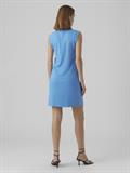VMEVERLY SL O-NECK SHORT DRESS VMA azure blue