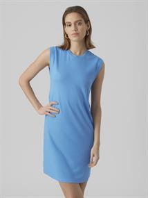 VMEVERLY SL O-NECK SHORT DRESS VMA azure blue