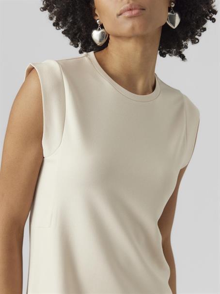 VMEVERLY SL O-NECK SHORT DRESS VMA birch