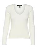 VMEVIE LS V-NECK PULLOVER GA NOOS birch