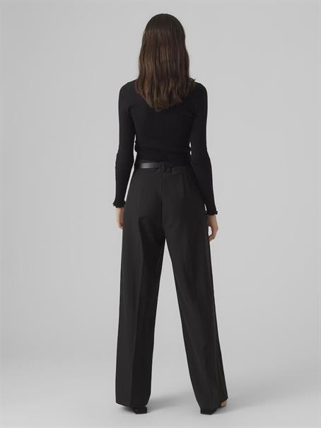 VMEVIE LS V-NECK PULLOVER GA NOOS black