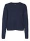 VMFANTASTIC LS O-NECK BUTTON PULL GA BOO navy blazer