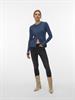 VMFANTASTIC LS O-NECK CABLE CARDIGAN dark denim