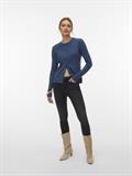 VMFANTASTIC LS O-NECK CABLE CARDIGAN dark denim
