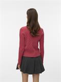 VMFANTASTIC LS O-NECK CABLE CARDIGAN holly berry