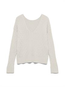 VMFANTASTIC LS V-BACK CABLE PULLOVER birch