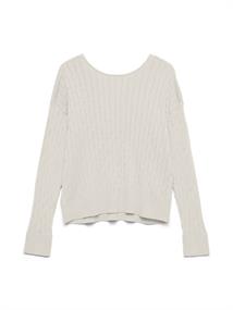 VMFANTASTIC LS V-BACK CABLE PULLOVER birch