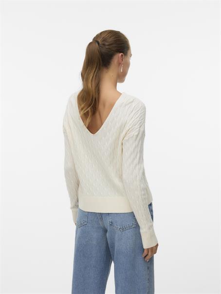VMFANTASTIC LS V-BACK CABLE PULLOVER birch