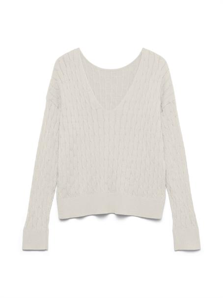 VMFANTASTIC LS V-BACK CABLE PULLOVER birch