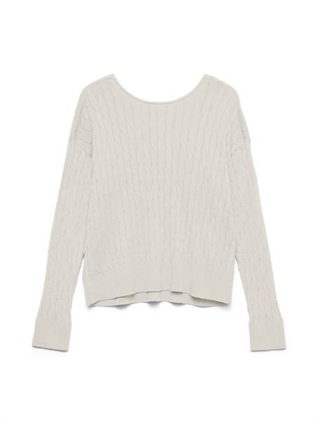 VMFANTASTIC LS V-BACK CABLE PULLOVER birch