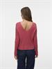 VMFANTASTIC LS V-BACK CABLE PULLOVER holly berry