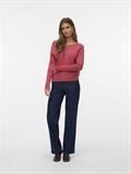 VMFANTASTIC LS V-BACK CABLE PULLOVER holly berry
