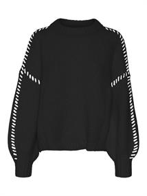VMFENG LS O-NECK PULLOVER GA BOO black