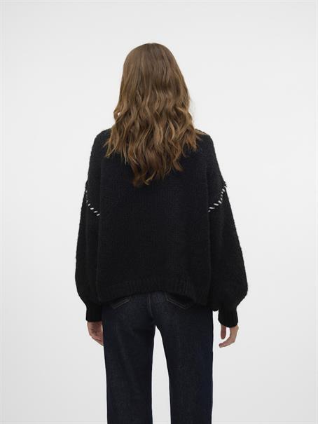 VMFENG LS O-NECK PULLOVER GA BOO black