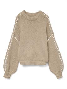 VMFENG LS O-NECK PULLOVER GA BOO silver mink