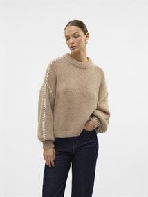 VMFENG LS O-NECK PULLOVER GA BOO silver mink
