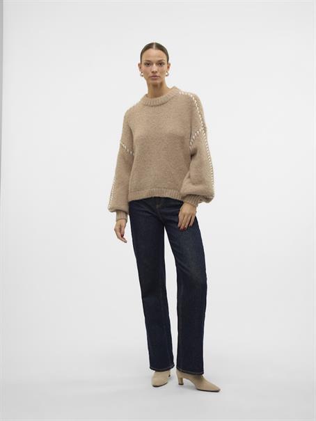 VMFENG LS O-NECK PULLOVER GA BOO silver mink