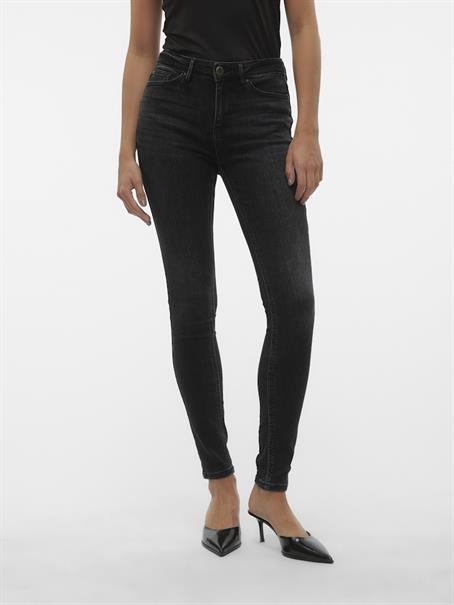 VMFLASH MR SKINNY JEANS LI111 GA NOOS black denim