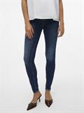 VMFLASH MR SKINNY JEANS LI3303 NOOS dark blue denim