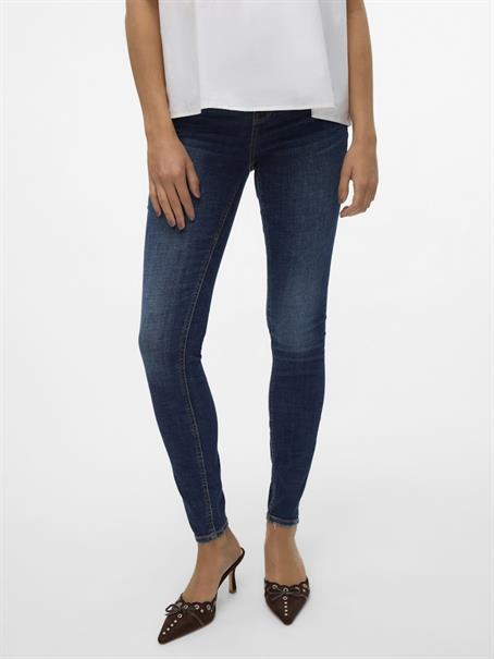 VMFLASH MR SKINNY JEANS LI3303 NOOS dark blue denim