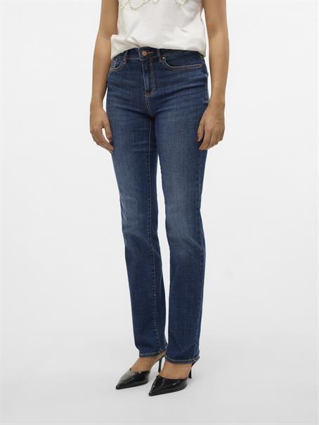 VMFLASH MR STRAIGHT JEANS LI3300 GA NOOS dark blue denim