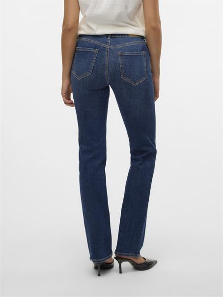 VMFLASH MR STRAIGHT JEANS LI3300 GA NOOS dark blue denim