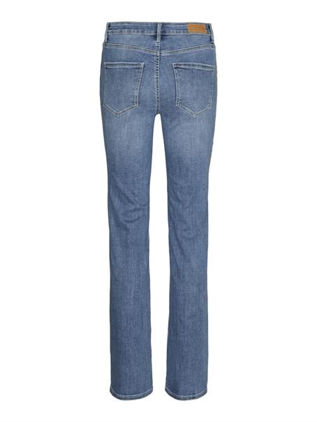 VMFLASH MR STRAIGHT JEANS LI347 GA NOOS medium blue denim