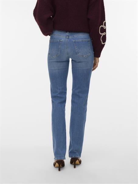 VMFLASH MR STRAIGHT JEANS LI347 GA NOOS medium blue denim