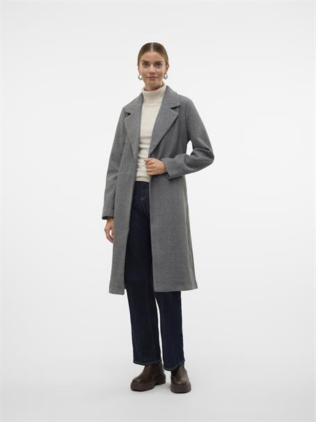 VMFORTUNEAYA LONG COAT GA NOOS medium grey melange