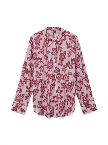 VMFRANKIE LS SHIRT WVN karanda red
