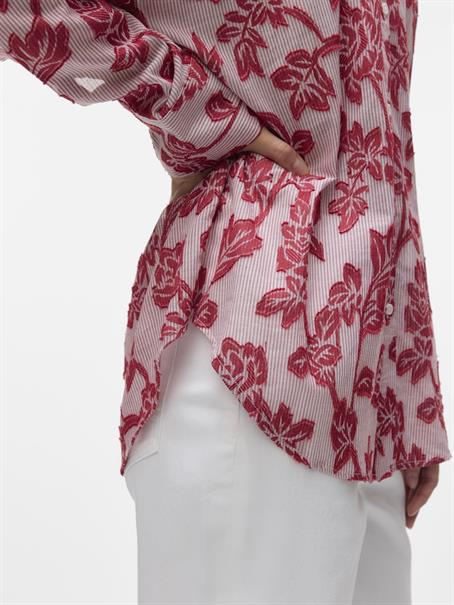 VMFRANKIE LS SHIRT WVN karanda red