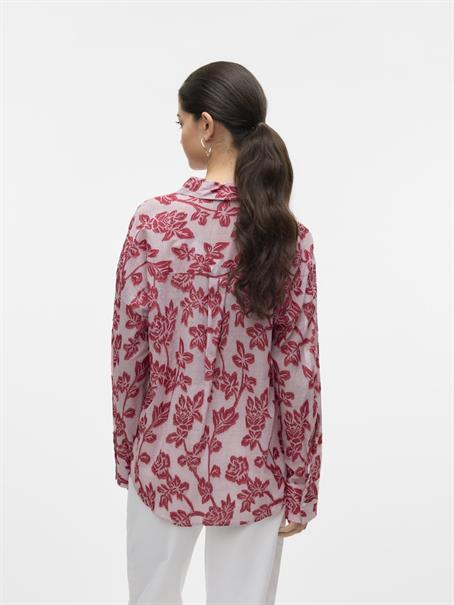 VMFRANKIE LS SHIRT WVN karanda red