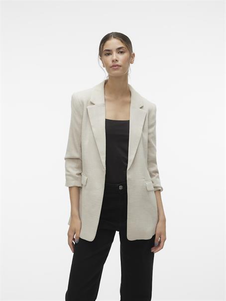 VMFRIDA 3/4 REGULAR BLAZER NOOS oatmeal