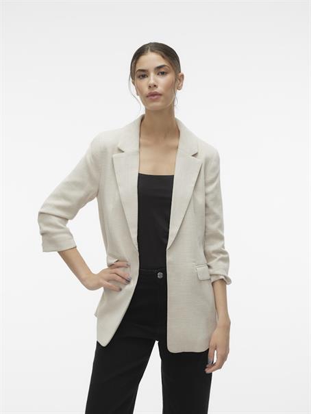 VMFRIDA 3/4 REGULAR BLAZER NOOS oatmeal