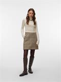VMGEMMA HW ABOVE KNEE WOOL BLEND SKIRT light grey melange