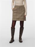 VMGEMMA HW ABOVE KNEE WOOL BLEND SKIRT light grey melange