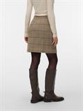 VMGEMMA HW ABOVE KNEE WOOL BLEND SKIRT light grey melange