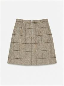 VMGEMMA HW ABOVE KNEE WOOL BLEND SKIRT light grey melange