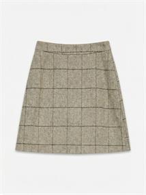 VMGEMMA HW ABOVE KNEE WOOL BLEND SKIRT light grey melange