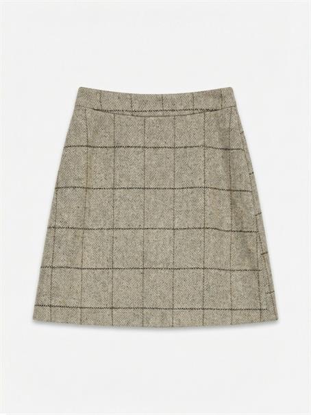 VMGEMMA HW ABOVE KNEE WOOL BLEND SKIRT light grey melange